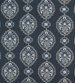 Lalita Fabric by Nina Campbell Navy Lalita Fabric by Nina Campbell Navy