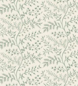 Lamballe Wallpaper by Nina Campbell Aqua/Ivory Lamballe Wallpaper by Nina Campbell Aqua/Ivory