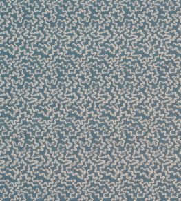Lamerie Vermicelli Fabric by James Hare Victoria Blue