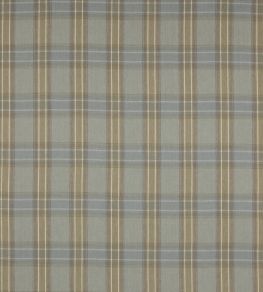 Lamorna Check Fabric by Colefax and Fowler Old Blue