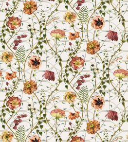 Lamorran Trail Fabric by Osborne & Little Pink Lamorran Trail Fabric by Osborne & Little Pink
