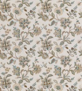 Langley Fabric by GP & J Baker Aqua Langley Fabric by GP & J Baker Aqua