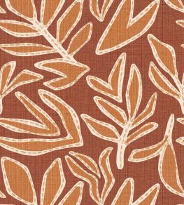 Lanzea Wallpaper by Casamance Terracotta/safran Lanzea Wallpaper by Casamance Terracotta/safran
