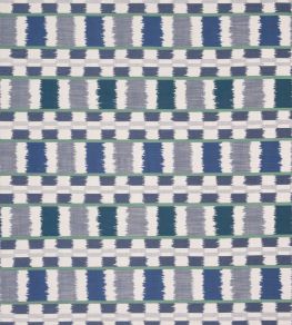 Lapaz Performance Fabric by Christopher Farr Cloth Blue