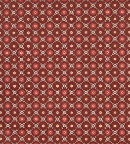 Larissa Wallpaper by Schumacher Burgundy Larissa Wallpaper by Schumacher Burgundy