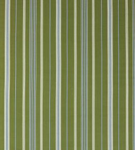 Latimer Stripe Fabric by Sanderson Avocado/Indigo Latimer Stripe Fabric by Sanderson Avocado/Indigo