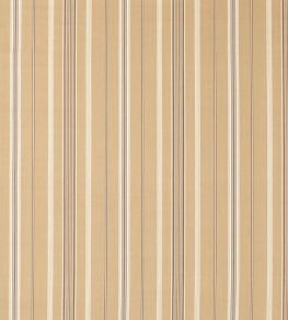 Latimer Stripe Fabric by Sanderson Clay/Bark