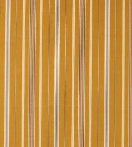 Latimer Stripe Fabric by Sanderson Turmeric/Walnut