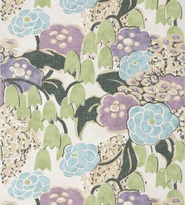 Laura Wallpaper by Anna French Lavender and Green