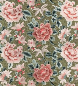 Lavina Fabric by Romo Somerset Green Lavina Fabric by Romo Somerset Green