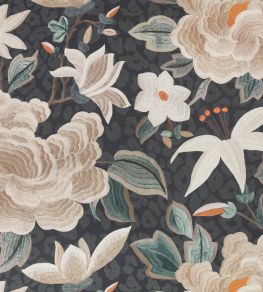 Lavinia Matte Wallpaper by Romo Slate Lavinia Matte Wallpaper by Romo Slate
