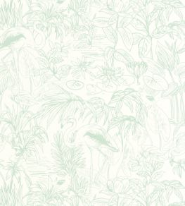 Le Cap Wallpaper by Caselio Vert Deau