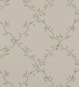 Leaf Trellis Wallpaper by Colefax and Fowler Forest