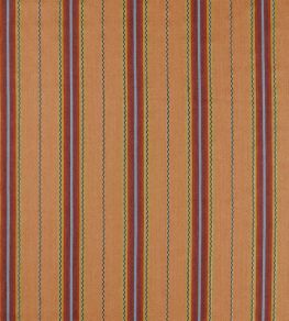 Lechlade Stripe Fabric by Morris & Co Mulberry/Apricot
