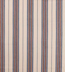 Lechlade Stripe Fabric by Morris & Co Woad/Linen