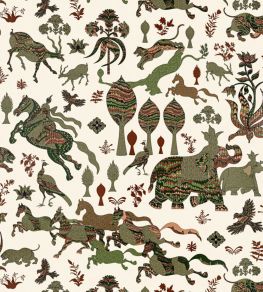 Legends Wallpaper by Scalamandre Olive Adobe Legends Wallpaper by Scalamandre Olive Adobe