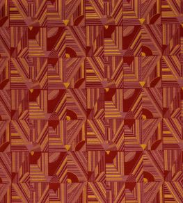 Kasai Fabric by Lelievre Corail Kasai Fabric by Lelievre Corail