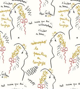 Ecriture Wallpaper by Lelievre Noir