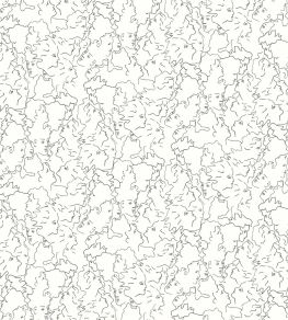 Ressemblance Wallpaper by Lelievre Ivoire Noir