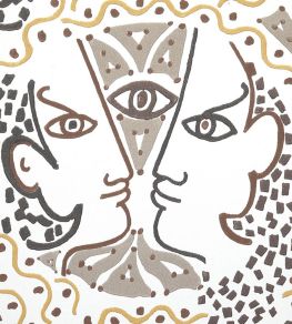 Union Wallpaper by Lelievre Taupe Union Wallpaper by Lelievre Taupe