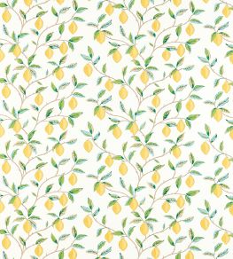 Lemon Tree Fabric by Morris & Co Lemon / Bayleaf Lemon Tree Fabric by Morris & Co Lemon / Bayleaf