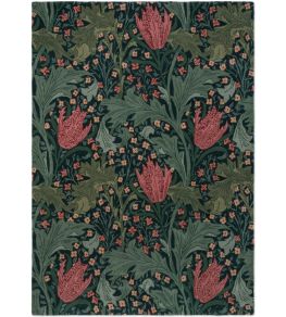 Lent Lily Rug by Morris & Co Indigo Madder