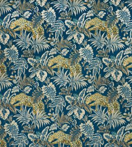 Leopard Fabric by Prestigious Textiles Indigo