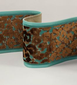 Leopard Velvet Braid Trimming by Romo Aruba Leopard Velvet Braid Trimming by Romo Aruba