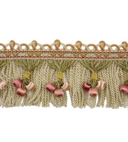 Les Marquises Beaded Bullion Fringe Trimming by Houles 9047 Les Marquises Beaded Bullion Fringe Trimming by Houles 9047