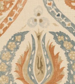 Benaki Fabric by Lewis & Wood Amber Steel Benaki Fabric by Lewis & Wood Amber Steel
