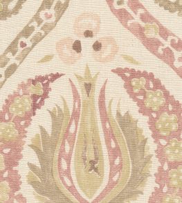Benaki Fabric by Lewis & Wood Cocoa Rose Benaki Fabric by Lewis & Wood Cocoa Rose