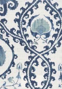 Oxus Fabric by Lewis & Wood Cobalt Blue Oxus Fabric by Lewis & Wood Cobalt Blue