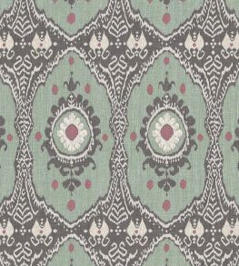 Bukhara Fabric by Lewis & Wood Eucalyptus Bukhara Fabric by Lewis & Wood Eucalyptus