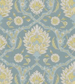Damascus Fabric by Lewis & Wood Verdigris Damascus Fabric by Lewis & Wood Verdigris