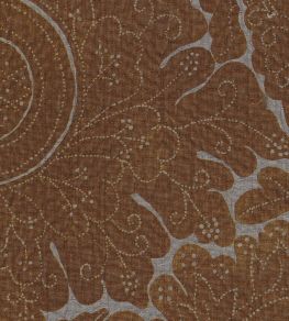 Nantes Overdye Fabric by Lewis & Wood Ginger/Hellebore Nantes Overdye Fabric by Lewis & Wood Ginger/Hellebore
