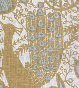 Peacock Fabric by Lewis & Wood Cava