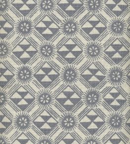 Monochrome Fabric by Lewis & Wood Wedgewood Blue Monochrome Fabric by Lewis & Wood Wedgewood Blue