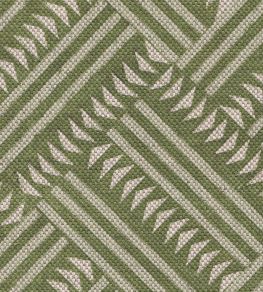 Checkerbox Fabric by Lewis & Wood Cactus Checkerbox Fabric by Lewis & Wood Cactus