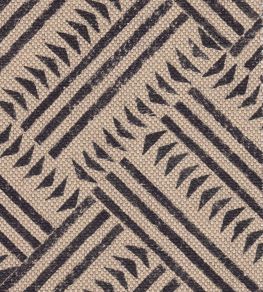 Checkerbox Fabric by Lewis & Wood Charcoal Checkerbox Fabric by Lewis & Wood Charcoal