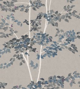 Beech Wallpaper by Lewis & Wood Steel
