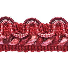 Lezardes Crete Gimp 13mm Trimming by Houles Framboise
