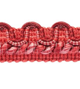 Lezardes Crete Gimp 13mm Trimming by Houles Rouge Lezardes Crete Gimp 13mm Trimming by Houles Rouge