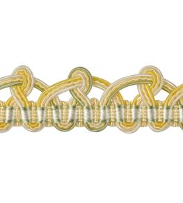 Lezardes Embellished Gimp 18mm Trimming by Houles Jonquille Lezardes Embellished Gimp 18mm Trimming by Houles Jonquille