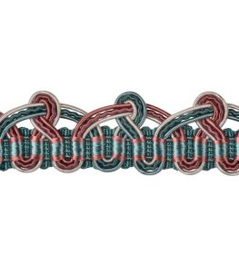 Lezardes Embellished Gimp 18mm Trimming by Houles Rubis