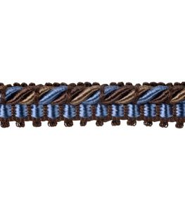Lezardes Gimp 14mm Trimming by Houles Brun Abysse