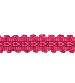 Lezardes Straight Gimp 11mm Trimming by Houles Fuschia Lezardes Straight Gimp 11mm Trimming by Houles Fuschia