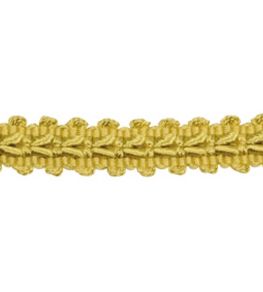 Lezardes Straight Gimp 11mm Trimming by Houles Jaune Safran Lezardes Straight Gimp 11mm Trimming by Houles Jaune Safran