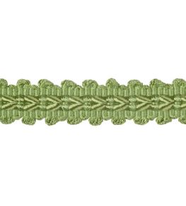 Lezardes Straight Gimp 11mm Trimming by Houles Vert d Orient