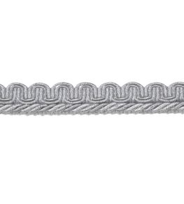 Lezardes Thin Gimp 10mm Trimming by Houles Argent Lezardes Thin Gimp 10mm Trimming by Houles Argent