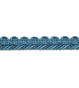 Lezardes Thin Gimp 10mm Trimming by Houles Petrol Lezardes Thin Gimp 10mm Trimming by Houles Petrol